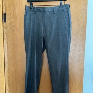 Bonobos Jetsetter Stretch Wool Suit Pant 30/32 Slim Fit gray, worn once